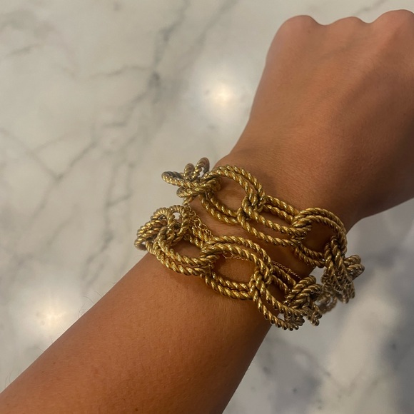 Stunning Y2K Brass Chain Link Dolce & Gabbana Bracelet - Picture 3 of 9
